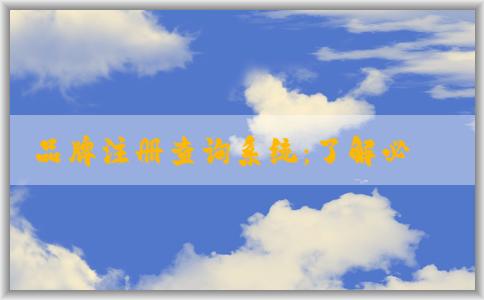 品牌注冊查詢系統(tǒng)：了解必要性、查詢方法及操作體驗