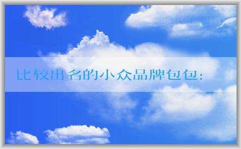 比較出名的小眾品牌包包：設(shè)計、材質(zhì)和工藝的特點分析