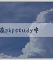 如何在phpstudy中創(chuàng)建和配置網(wǎng)站環(huán)境及虛擬主機？