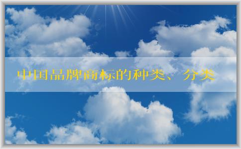 中國品牌商標(biāo)的種類、分類、**品牌及注冊要求介紹